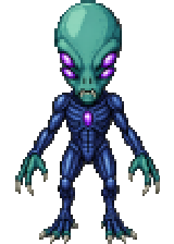 Alien, one of the characters in the app