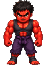 H-RED, one of the characters in the app