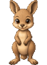 Kangaroo, one of the characters in the app