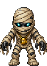 Mummy, one of the characters in the app