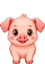 Pig, one of the characters in the app