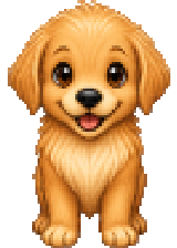 Puppy, one of the characters in the app