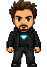 T-STARK, one of the characters in the app