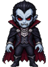 Vampire, one of the characters in the app